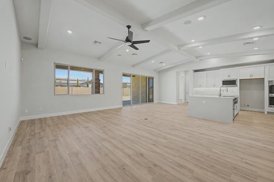 Spacious, unfurnished interior of a new home in Bellero Estates, Queen Creek (Image 18). Spacious, unfurnished interior of a new home in Bellero Estates, Queen Creek (Image 18).