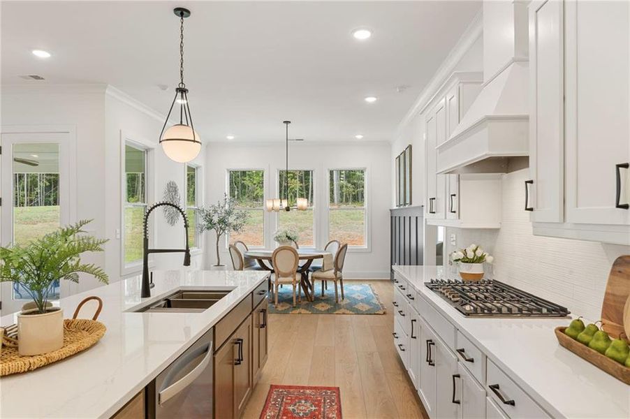 Furnished interior view inside a new home in The Reserve at Knollwood, Canton (Image 26).