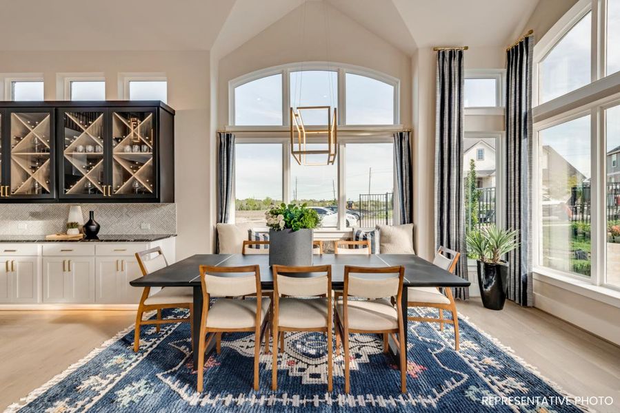 Furnished interior view inside a new home in Creekside at Elevon, Lavon (Image 10).