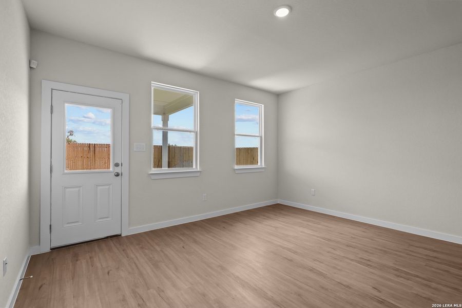 Spacious, unfurnished interior of a new home in Garden Grove, San Antonio (Image 29). Spacious, unfurnished interior of a new home in Garden Grove, San Antonio (Image 29).