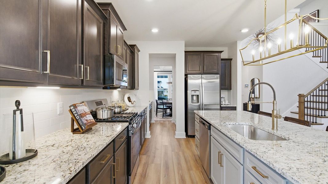 Representative furnished interior of a home built from the Kendrick by DRB Homes in Wells Crossing, Seneca (Image 26).