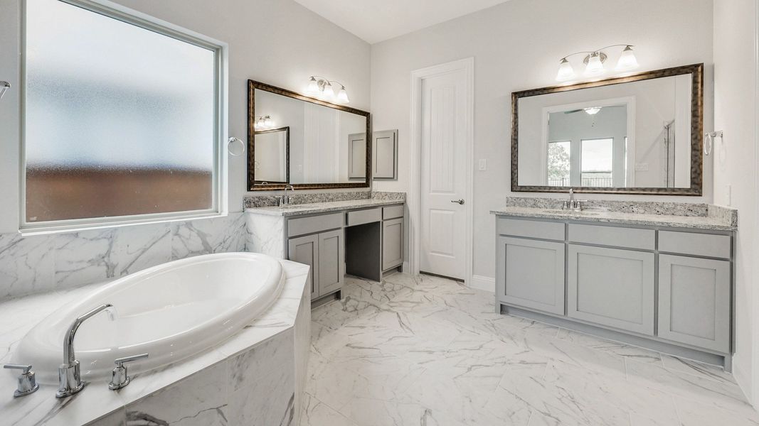 Representative furnished interior of a home built from the Tulane by Brightland Homes in Katy Lakes, Katy (Image 11).