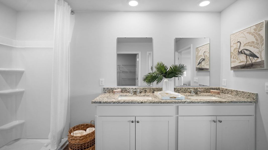 Furnished interior view inside a new home in Holly Oaks, Statesboro (Image 27).