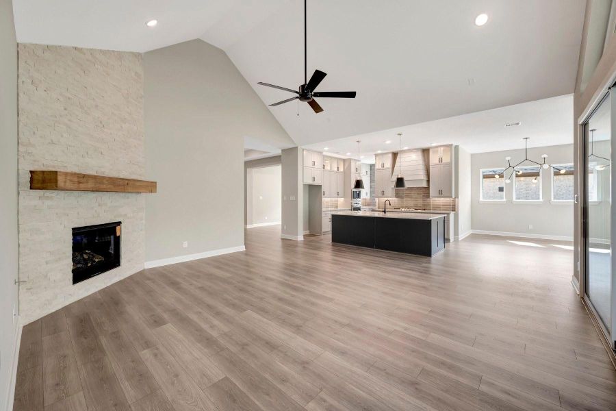 This open layout is designed for living and entertaining!