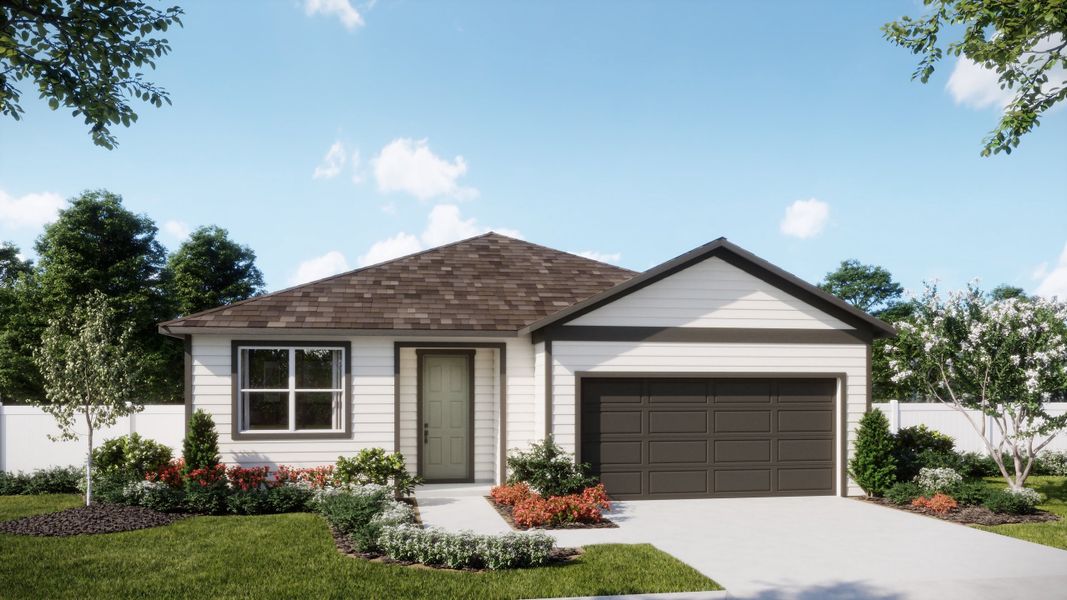 Representative exterior photo of a completed home built from the Luna by Risewell Homes in Marion Ridge, Haines City, FL (Image 3).