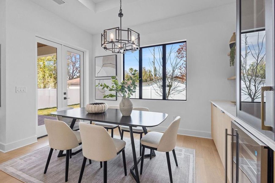 Furnished interior view inside a new home in , Tampa (Image 40). Furnished interior view inside a new home in , Tampa (Image 40).