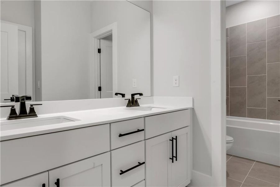 Close-up of interior finishes inside a home in Echo Park, Suwanee (Image 19).