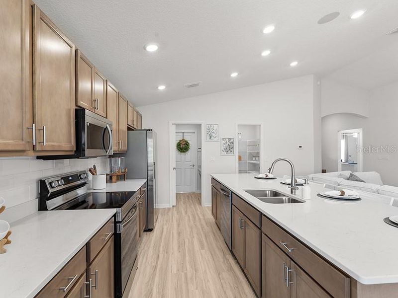 Furnished interior view inside a new home in Vista Trace, Belleview (Image 18).