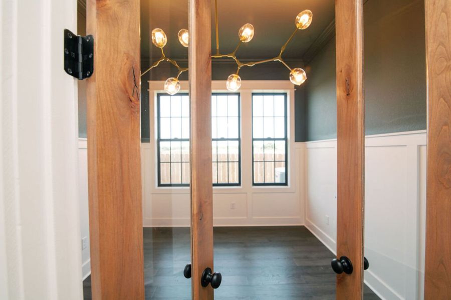 Representative unfurnished interior of a home built from the The Julia by Reece Homes in Pebble Creek, College Station (Image 59).