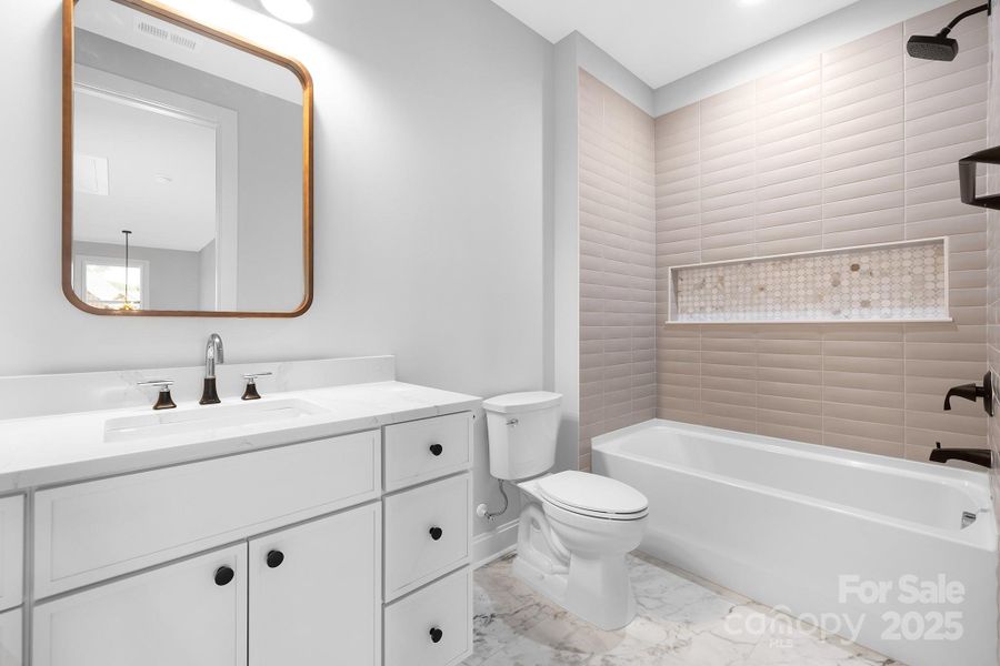 Furnished interior view inside a new home in , Charlotte (Image 9).