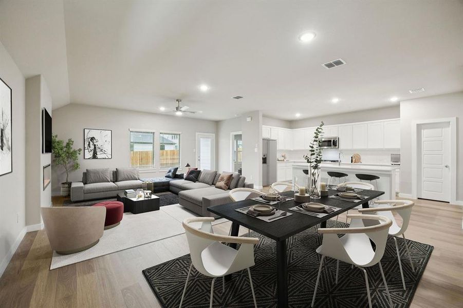 Living Room in the Oscar home plan by Trophy Signature Homes – REPRESENTATIVE PHOTO Living Room in the Oscar home plan by Trophy Signature Homes – REPRESENTATIVE PHOTO