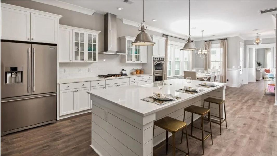 Furnished interior view inside a new home in , Summerville (Image 4).
