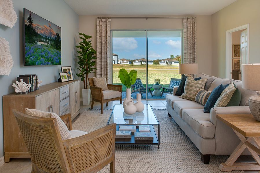 Representative furnished interior of a home built from the Spirit by Park Square Residential in Liberty Station, Orange City (Image 14). Representative furnished interior of a home built from the Spirit by Park Square Residential in Liberty Station, Orange City (Image 14).