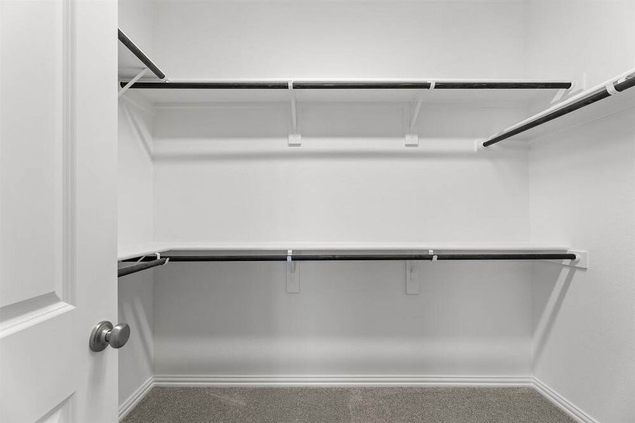 Crockett plan primary walk in closet