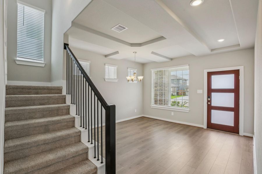 Spacious, unfurnished interior of a new home in Sanford Farms - Premier Series, Waller (Image 22).