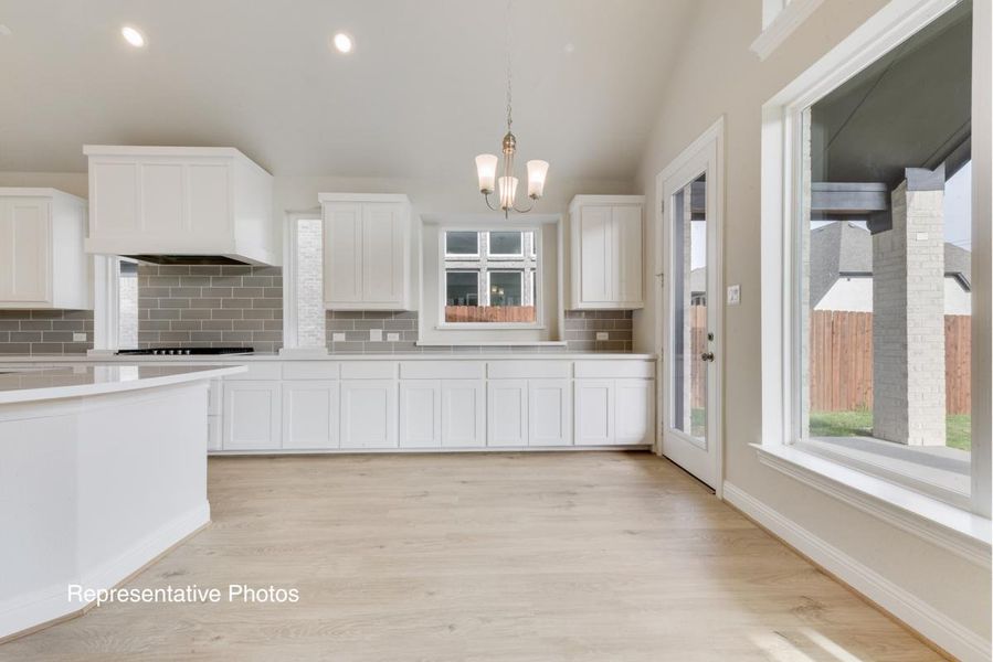 Representative furnished interior of a home built from the Hartford V by Grand Homes in Somercrest, Midlothian (Image 6).