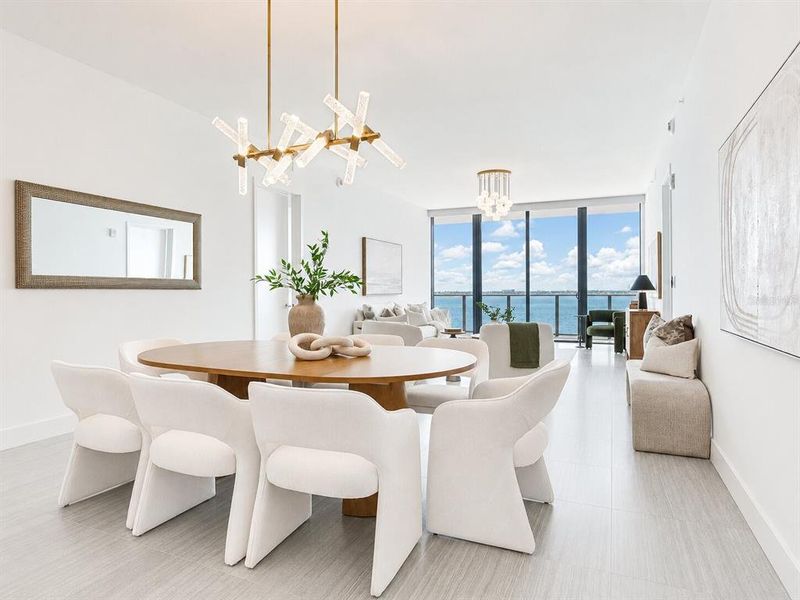 Furnished interior view inside a new home in , Tampa (Image 50).