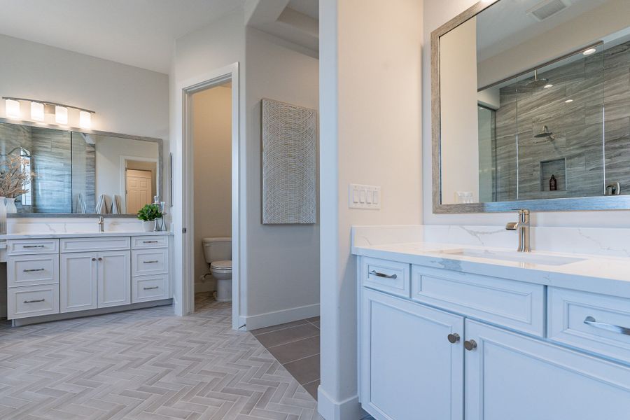 Representative furnished interior of a home built from the Hacienda Series - Cinnabar by Brightland Homes in Canyon Views - Hacienda, Litchfield Park (Image 29).