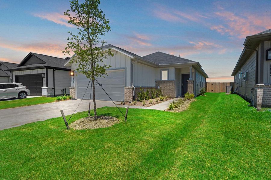 Why wait to build when you can move into this almost brand new home!The coveted Burton floor plan in Redbud… just priced better!