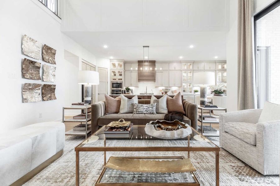 Representative Family Room - some options shown