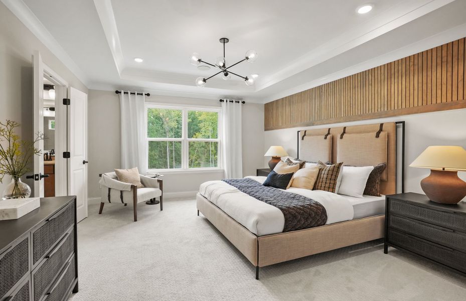 Furnished interior view inside a new home in Forest Creek, Waxhaw (Image 9). Furnished interior view inside a new home in Forest Creek, Waxhaw (Image 9).
