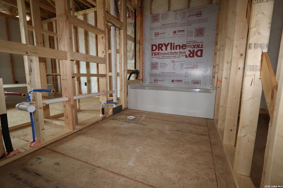 In-progress construction of a new home in Paloma Park, Converse, TX (Image 24).