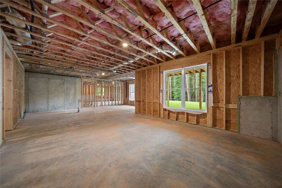 In-progress construction of a new home in , Atlanta, GA (Image 74).