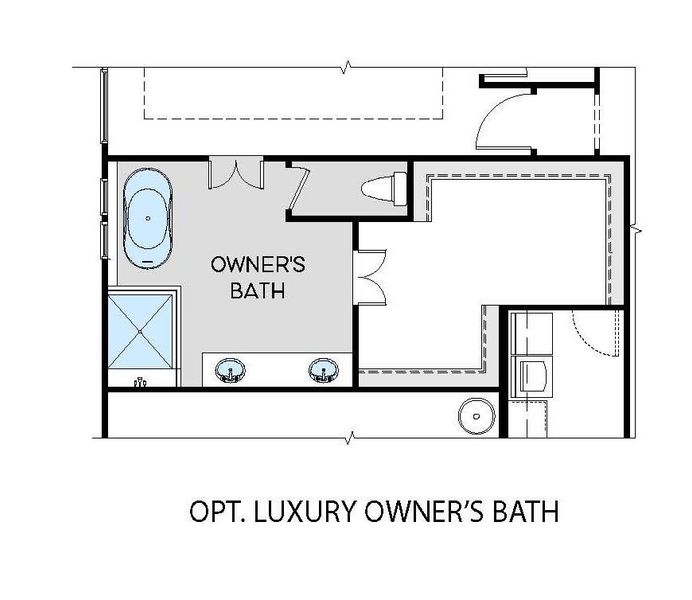 2D floor plan layout for the Princeton by Greybrook Homes in Harbor Watch, Statesville, NC (Image 42).