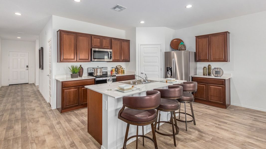 Furnished interior view inside a new home in Hanson Ridge, Vail (Image 4). Furnished interior view inside a new home in Hanson Ridge, Vail (Image 4).