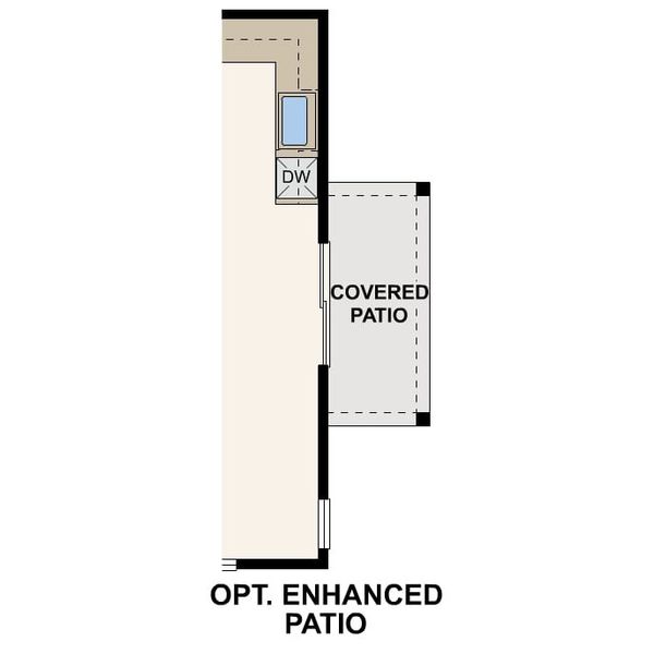2D floor plan layout for the Cambridge by Century Communities in Painted Prairie, Aurora, CO (Image 4).