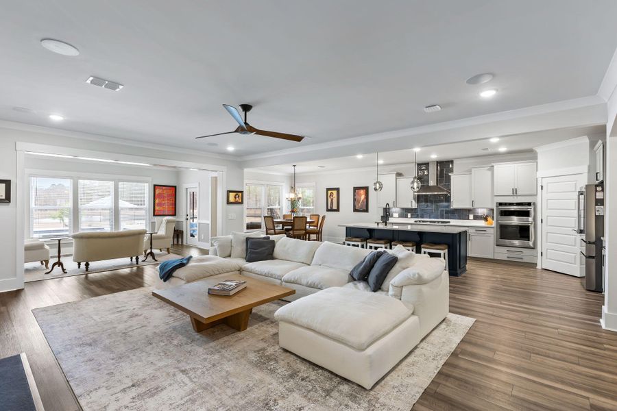 Furnished interior view inside a new home in , Johns Island (Image 8).