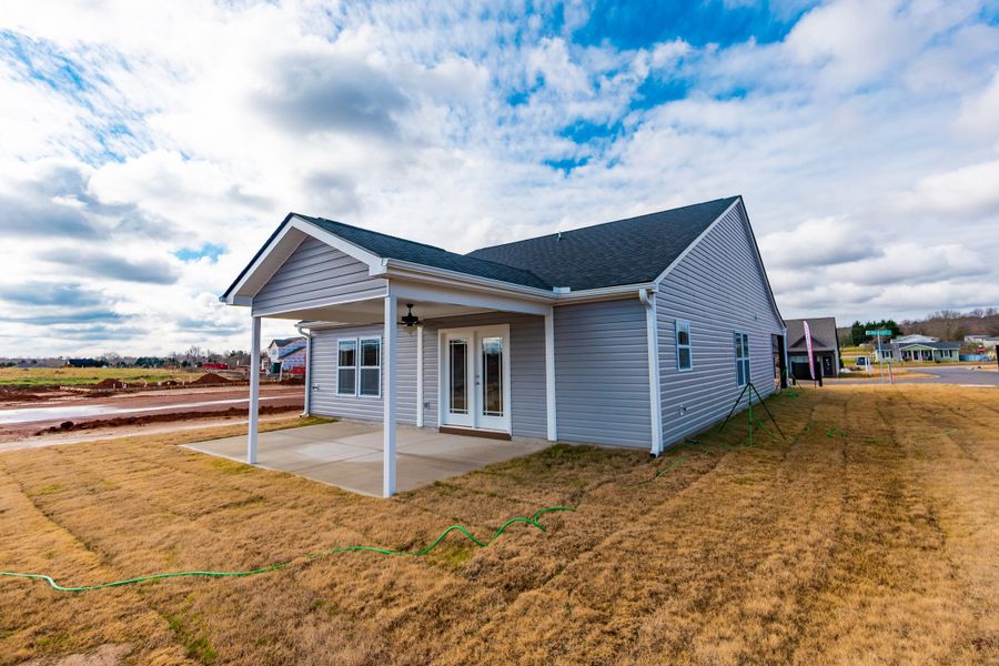 Representative exterior details of a home built from the Clifton by Enchanted Homes in Arcadia Village, Spartanburg (Image 35).