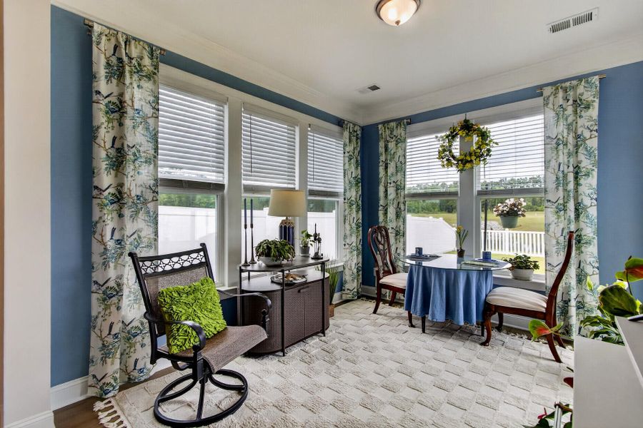 Furnished interior view inside a new home in Parker's Preserve, Ridgeville (Image 28).