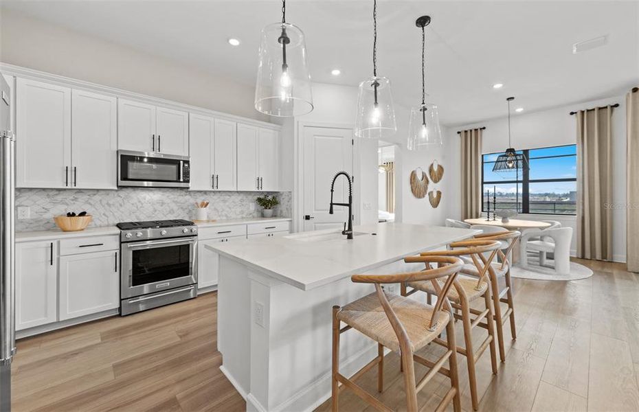 Furnished interior view inside a new home in Del Webb Catalina, Lakewood Ranch (Image 11). Furnished interior view inside a new home in Del Webb Catalina, Lakewood Ranch (Image 11).