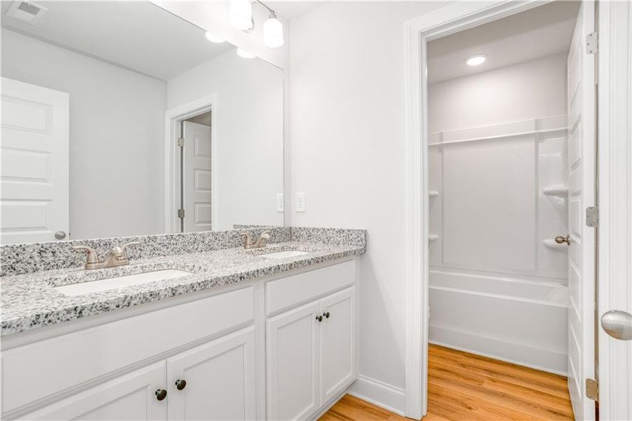 Furnished interior view inside a new home in Killian Manor at The Adares, Adairsville (Image 10).