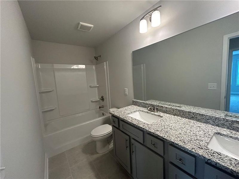 Furnished interior view inside a new home in Somerset at Riverbrook, Gainesville (Image 9). Furnished interior view inside a new home in Somerset at Riverbrook, Gainesville (Image 9).