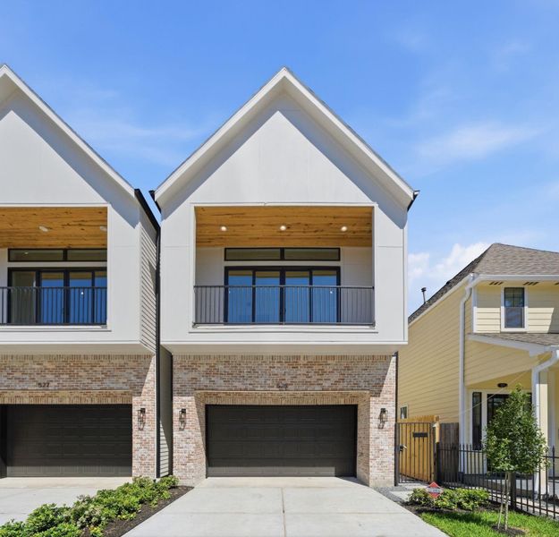 Front exterior of a new home in , Houston, TX, highlighting curb appeal (Image 2).