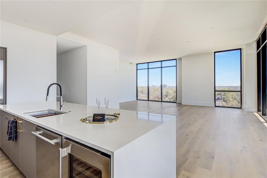 Furnished interior view inside a new home in The Dillon Buckhead, Atlanta (Image 12).