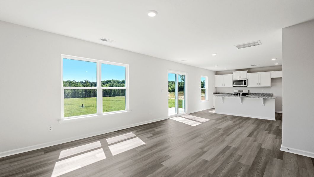 Spacious, unfurnished interior of a new home in Wildbrook Village, Waynesville (Image 12). Spacious, unfurnished interior of a new home in Wildbrook Village, Waynesville (Image 12).