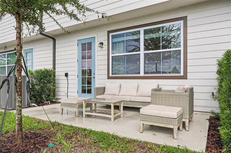 Exterior details and patio area of a home in , Davenport (Image 30). Exterior details and patio area of a home in , Davenport (Image 30).