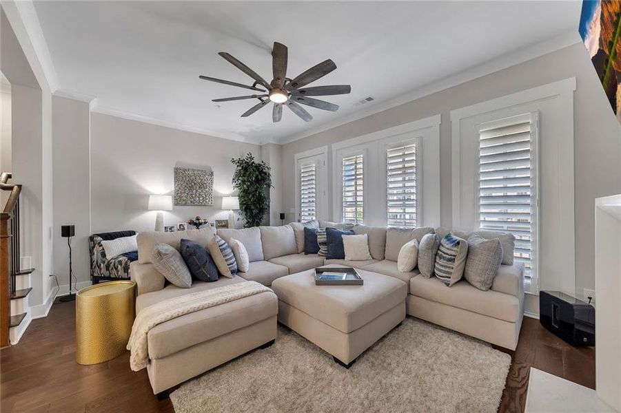 Furnished interior view inside a new home in , Woodstock (Image 8).