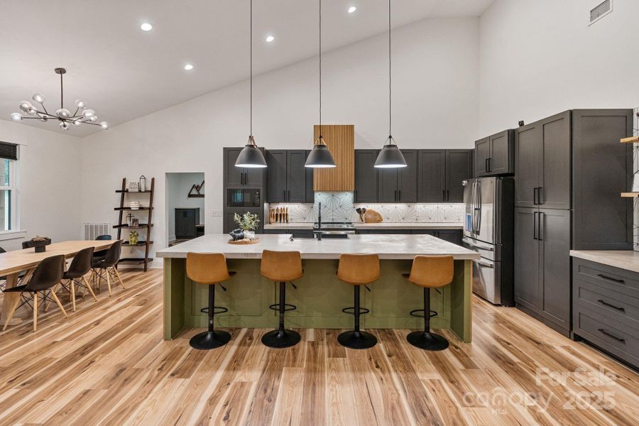 Furnished interior view inside a new home in , York (Image 35).