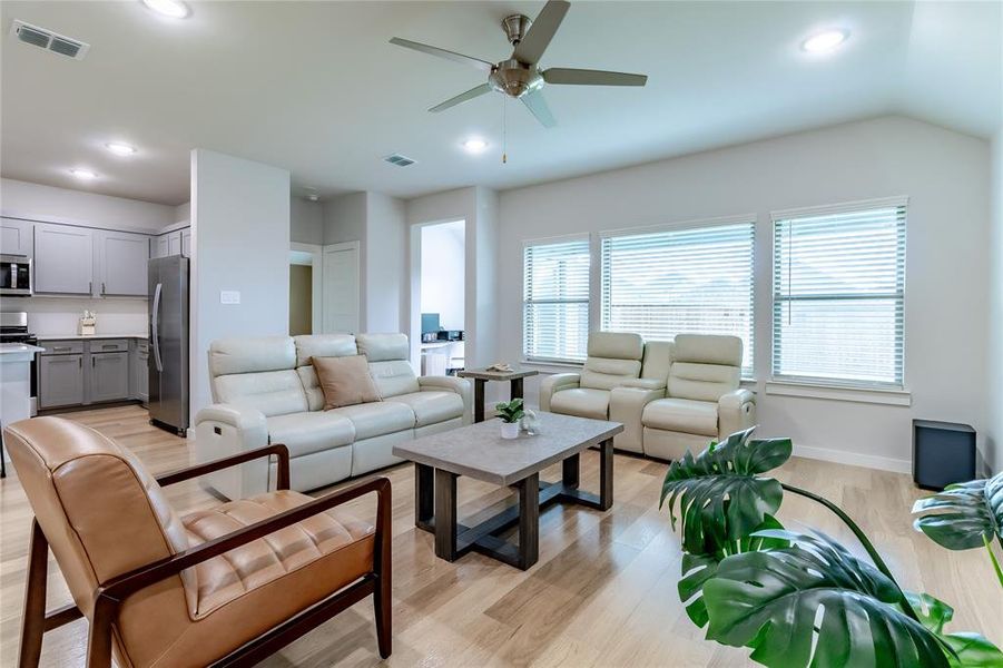 Furnished interior view inside a new home in Devonshire, Forney (Image 25). Furnished interior view inside a new home in Devonshire, Forney (Image 25).