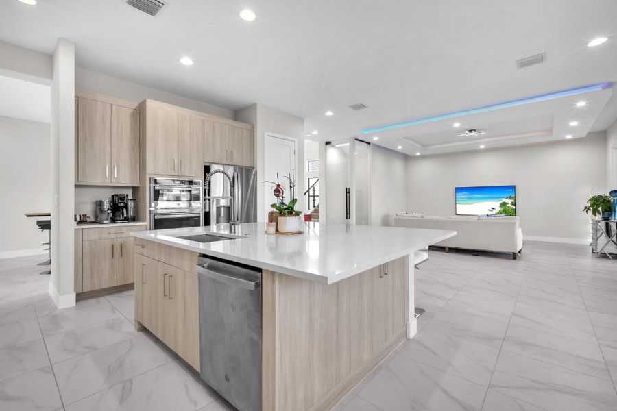 Furnished interior view inside a new home in , Boca Raton (Image 9).
