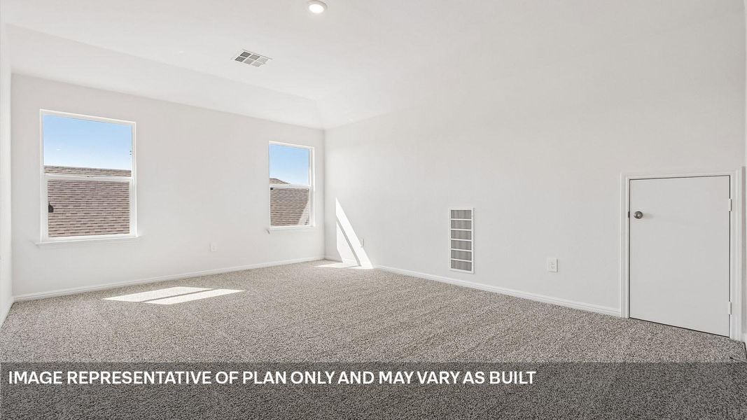 Spacious, unfurnished interior of a new home in Bar W Ranch, Leander (Image 32).