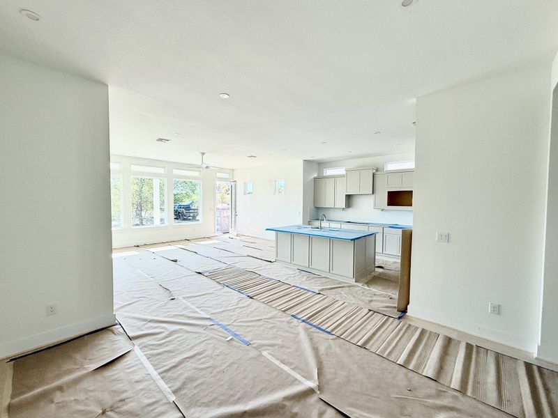 In-progress construction of a new home in Persimmon, Buda, TX (Image 15). In-progress construction of a new home in Persimmon, Buda, TX (Image 15).