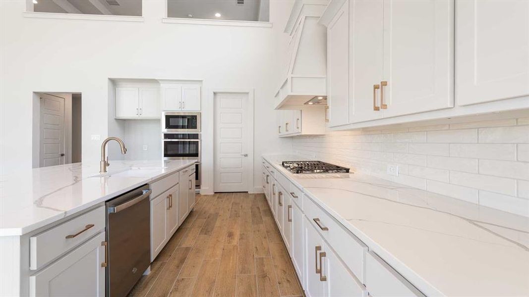 Furnished interior view inside a new home in Terraces 82'/100', Rockwall (Image 12).