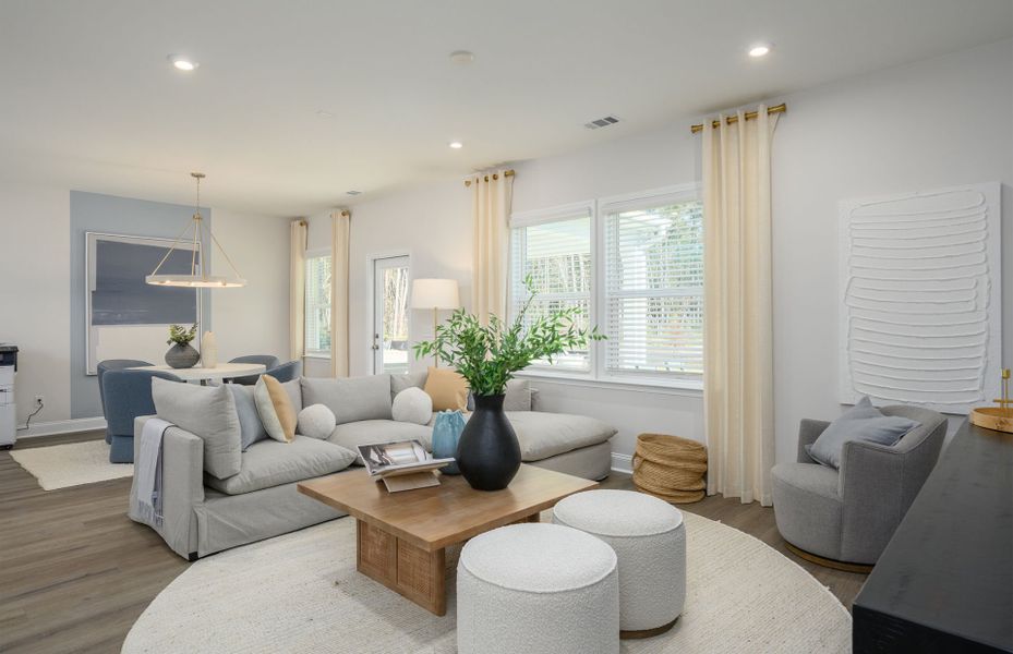 Furnished interior view inside a new home in Waterways, Richmond Hill (Image 25).
