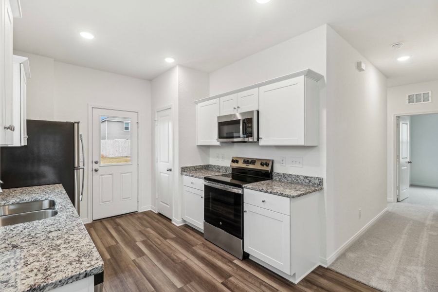 Representative furnished interior of a home built from the Comet by Starlight Homes in Trails at Culebra, San Antonio (Image 10). Representative furnished interior of a home built from the Comet by Starlight Homes in Trails at Culebra, San Antonio (Image 10).