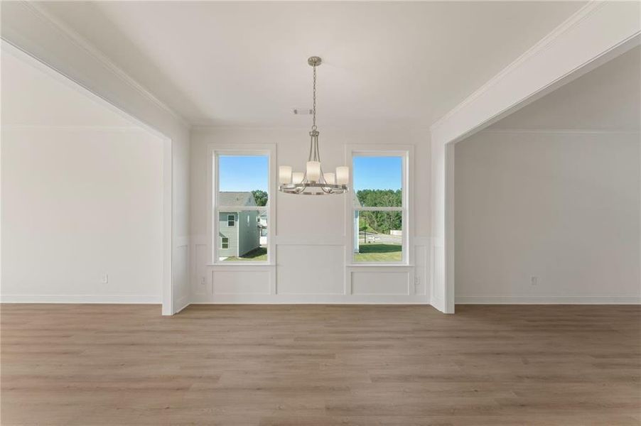 Spacious, unfurnished interior of a new home in Clark Farms, Flowery Branch (Image 15).